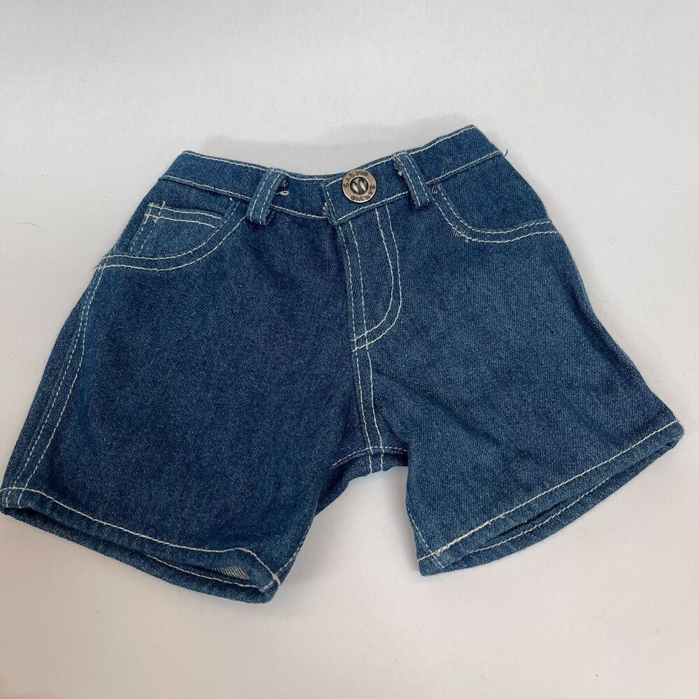 Build A Bear Workshop BABW Shorts‎ Blue Denim Jean